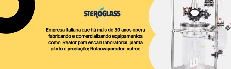 steroglass evaporador rotativo reator escala laboratorial rotaevaporador distribuidor brasil general lab solutions instrumentos e produtos cientificos